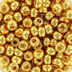 Miyuki seed beads 6/0 - 24kt gold plated 6-191L